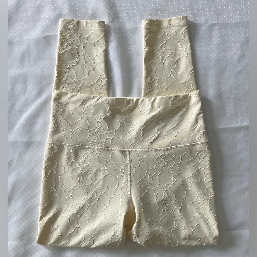 CALIA‎ STAY THE PATH High Rise Cream Leggings Size Medium